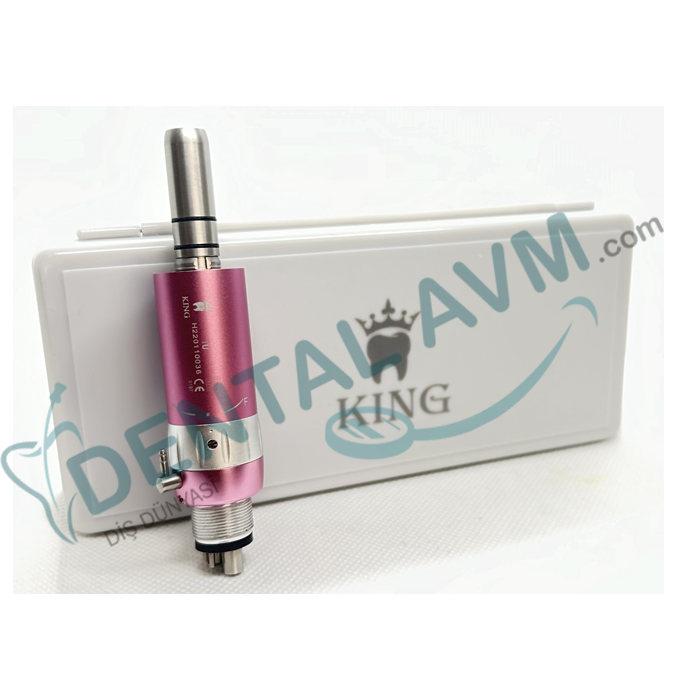 King Pembe Mikromotor 4 Çıkışlı