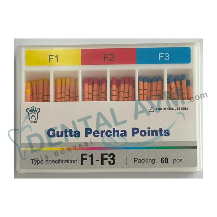 King F Açılı Gutta Percha Points