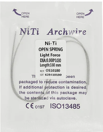 ortodonti niti open spring