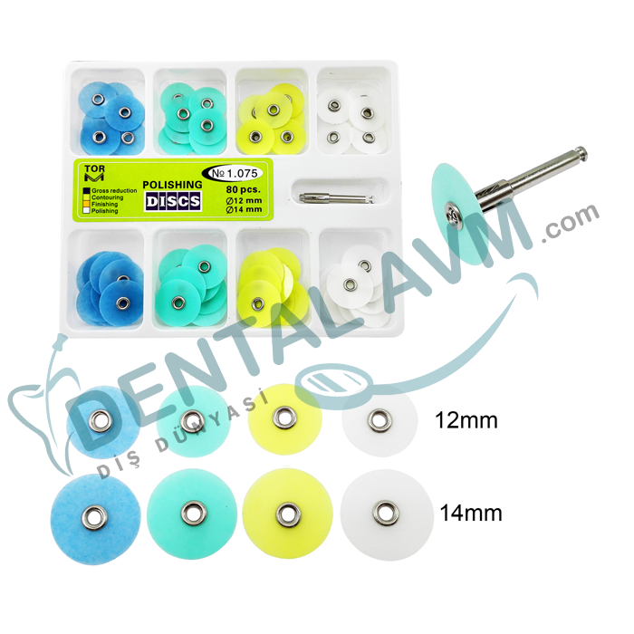 Tor VM Kompozit Parlatma Diskleri Universal Kit No:1.075